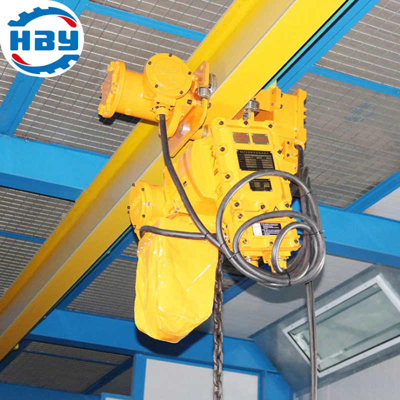 3 Tons Explosion-Proof Electric Chain Hoist for Mining/Warehouse/Wharf/Hotel/Shopping Mall/Building Site