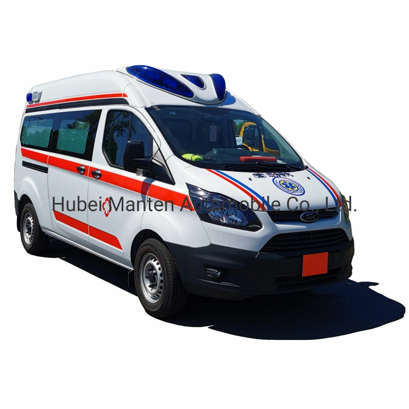 Nuevo móvil de 4X2 de gasolina First-Aid de Transporte de pacientes de ambulancia de emergencia por contenedor de carga