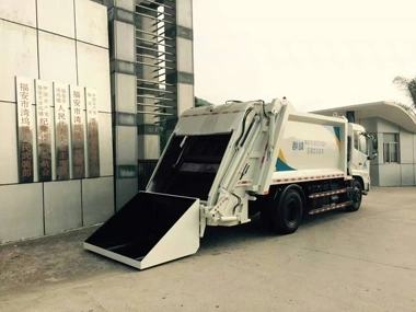 Camião do lixo com camião de recolha de lixo/transporte amovível