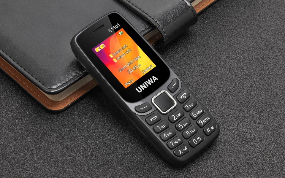 Uniwa E1805 1.77 Inch Dual SIM Card Simple Feature Phone