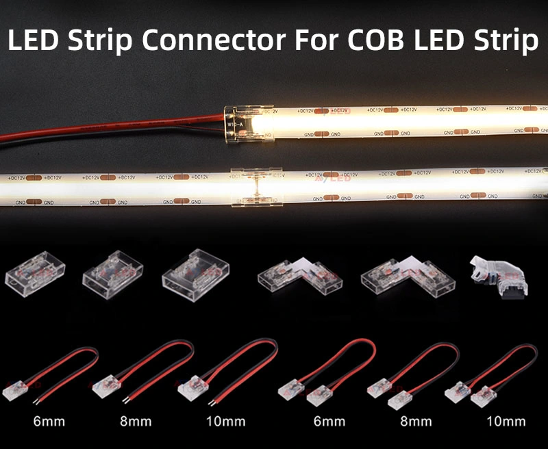 IP20 Flexible 840LEDs COB LED Strip 10mm Flex LED Strip Light