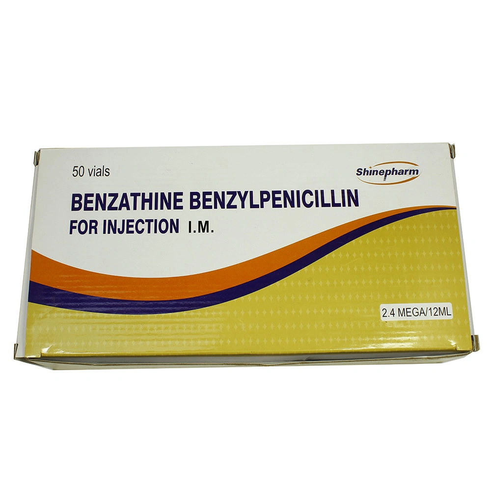 Antibiotics Medicines Benzathine Benzylpenicillin for Injection 2.4mega/12ml Shinepharm