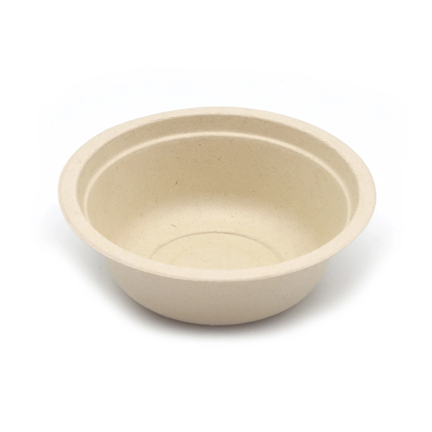 Eco-Friendly Sugarcane Pulp Bagasse Biodegradable Round Disposable Bowl