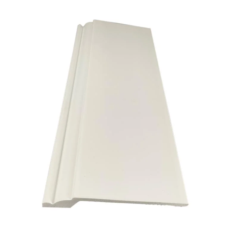 Plastic Skirting Baseboard Floor Floor Accessories Wall White High Density PS Polystyrene Foaming