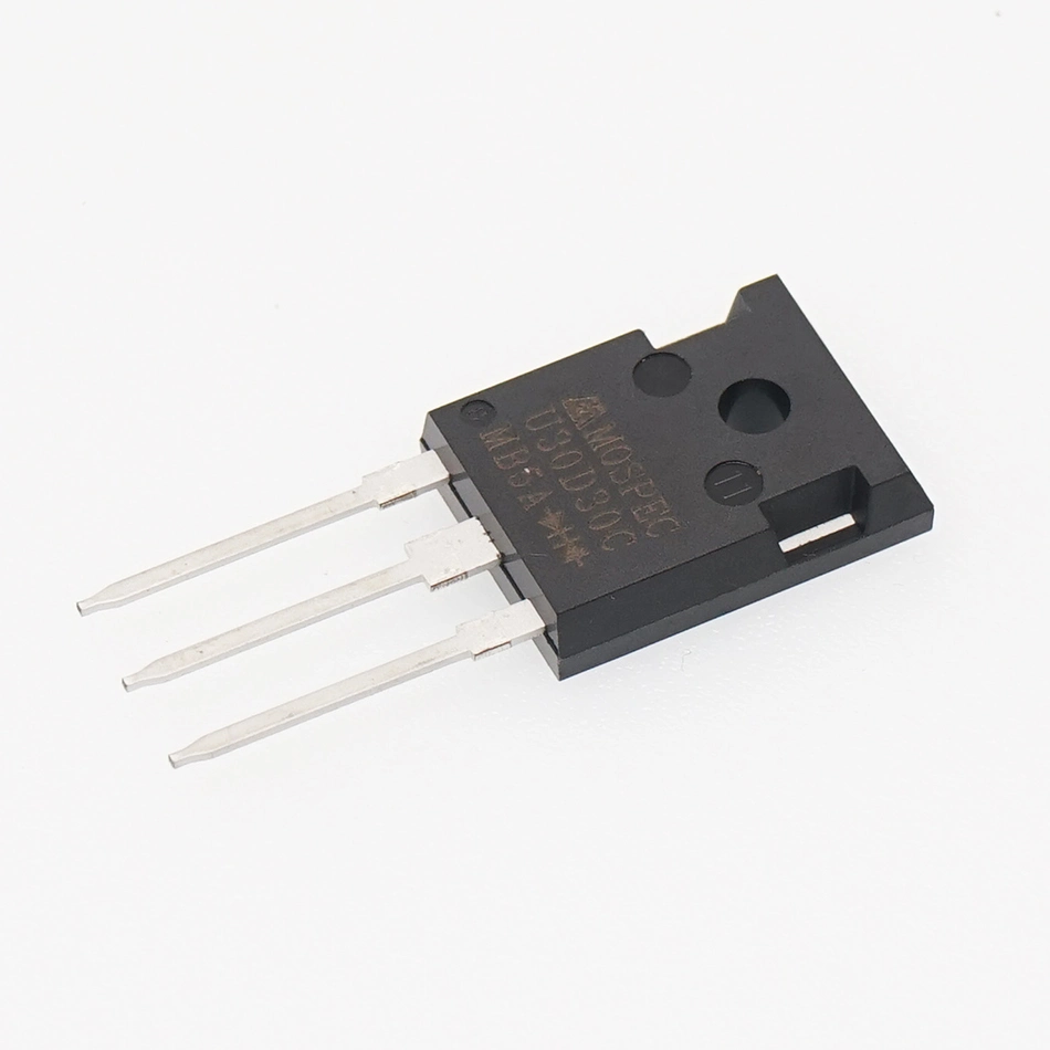 Herstellung 30A Glas passivierte Dual Superfast Gleichrichter holt Anwendungen Diode Glasbaustempelform MOSPEC-U30D30C