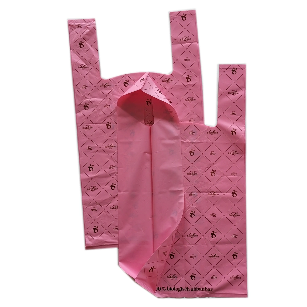 Cheap Biodegradable Supermarket Vest Carry Bag Non Woven Supermarket Shopping Vest Bags