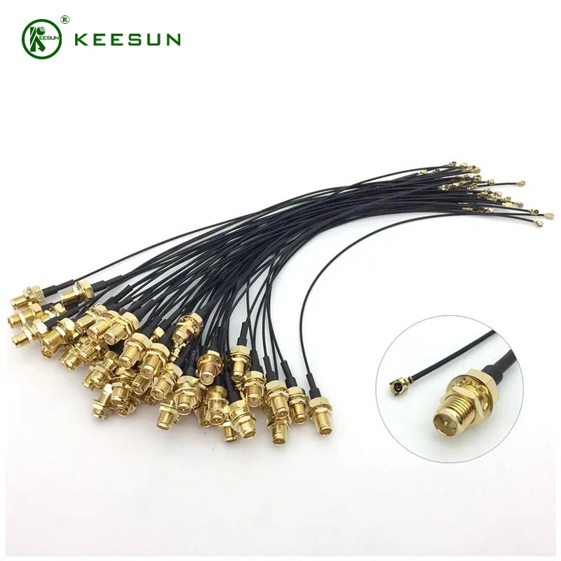 SMA Gum11.4/11.0/10.0mm Female to MMCX/MCX Connector with 1.13/1.37cable