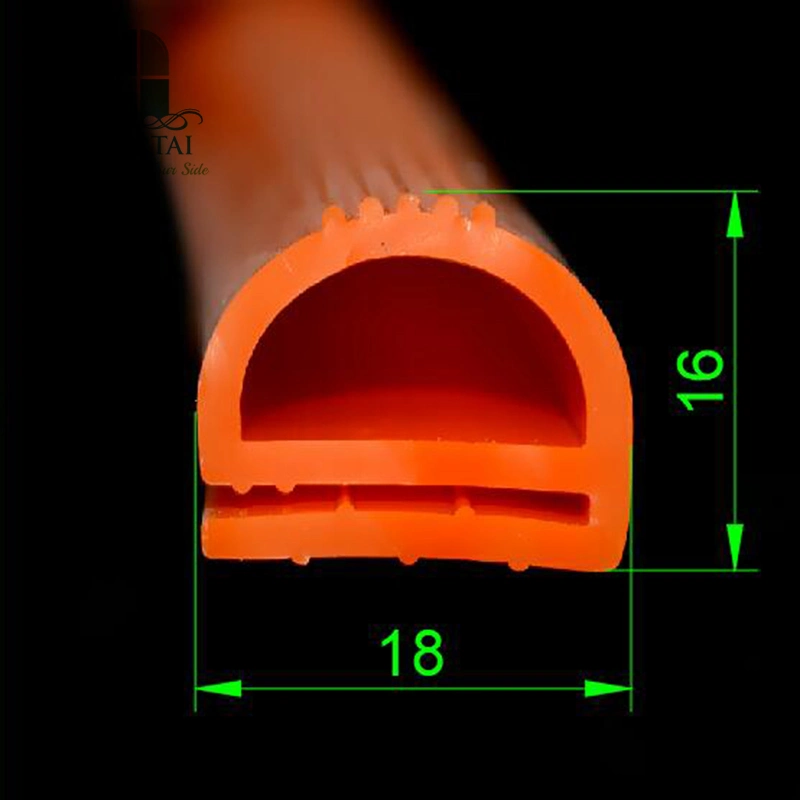 Customize Silicone Rubber Gas Pressure Seals Silicon Rubber Windowed Shape Airtight Edge Seal