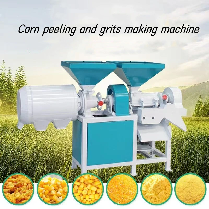 Grain Processing Machinery Corn Peeling and Grits Making Machine