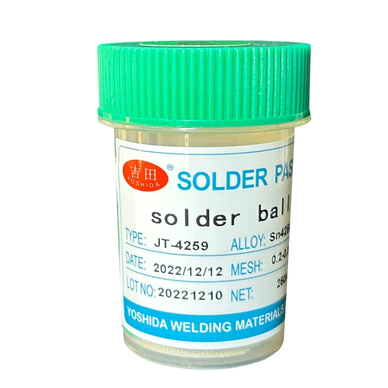 Low Temperature Lead-Free Solder Ball Sn42bi57.6AG0.4 Tin Block Tin Planting 0.3mm