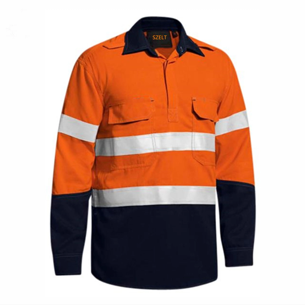 Women High quality/High cost performance  Hi Vis Reflective Safety Cotton Workwear