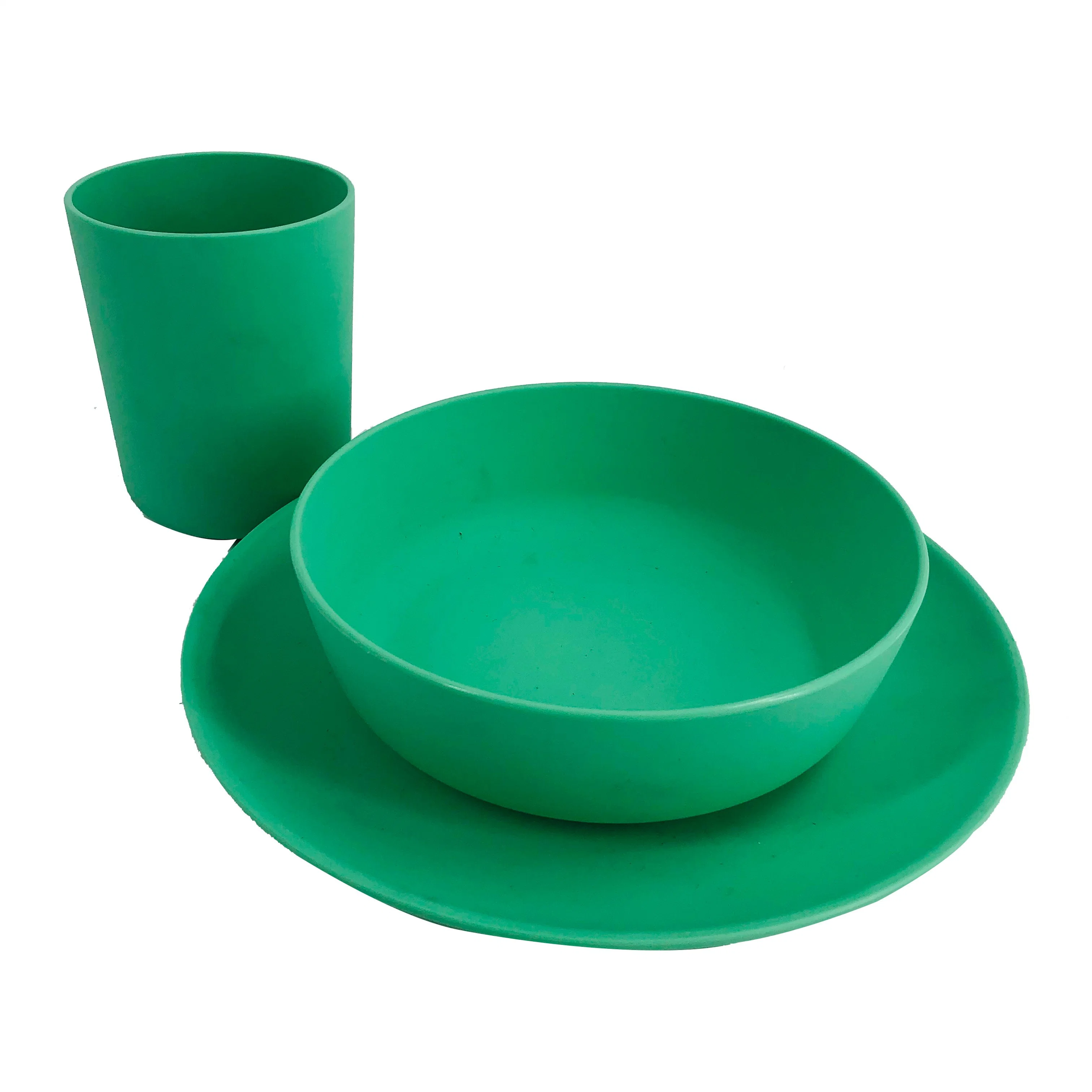 Bamboo Fiber Tableware Set Children's Tableware Set Biodegradable Materials Customized Inner Box