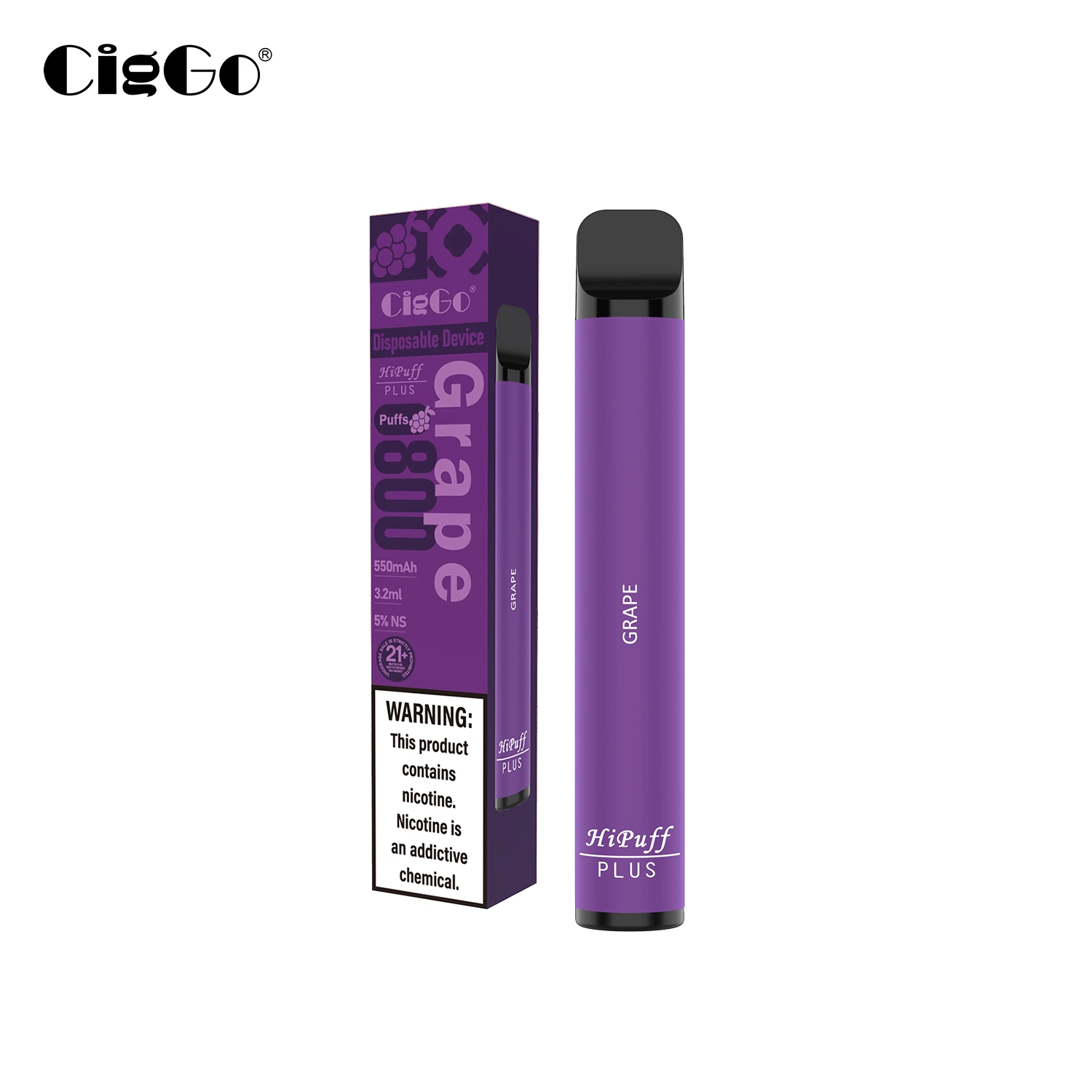 New Vapers Puff Plus 800 Disposable/Chargeable Electronic Cigarette Vape Pen Wholesale/Supplier Nicotine Free