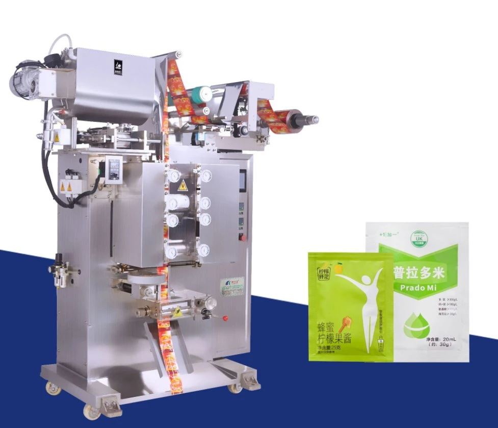 Automatic Sachet Honey Ketchup Sauce Liquid Juice Jam/Cream Bean Sauce Sweet Chili Sauce Tomato Paste Packaging Machine Sealing Machine Packing Machine