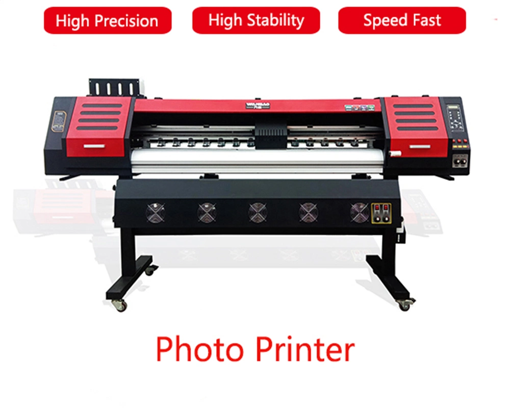 Image Printer Outdoor Photo Machine Indoor Weak Solvent Piezoelectric 4720-4head Inkjet Printer Thermal Transfer Mural PU Clothes Printing