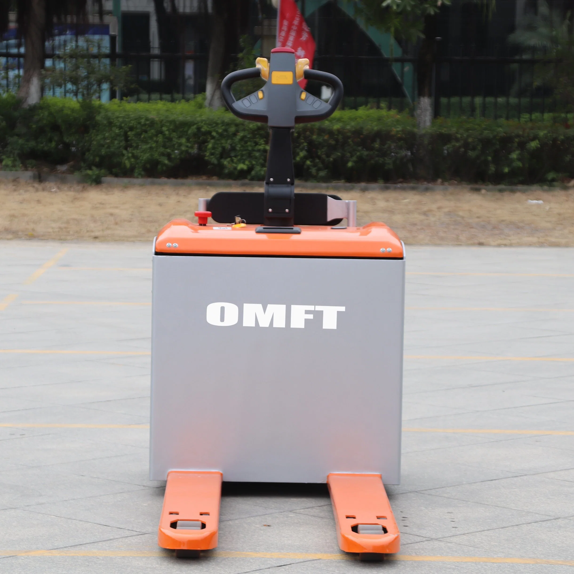 Omft Stand-on Type Electric Powered Pallet Truck Full Electric Pallet Truck 2.5 T 2.5 Ton with AC System