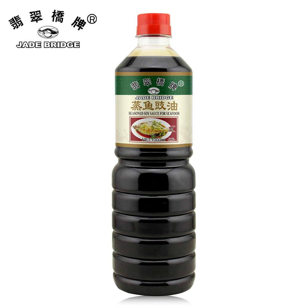 Chinese Authentic Sauce Wholesale/Supplier 500 Ml Bottle Jade Bridge Seasoned Soy Sauce for Seafood