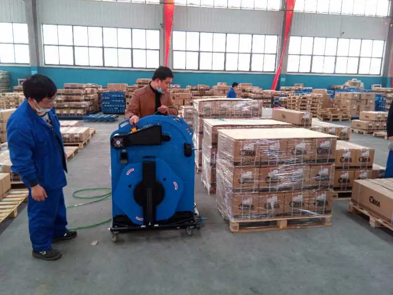 Ergonomic Pallet Strapping System for Pallet Strapping