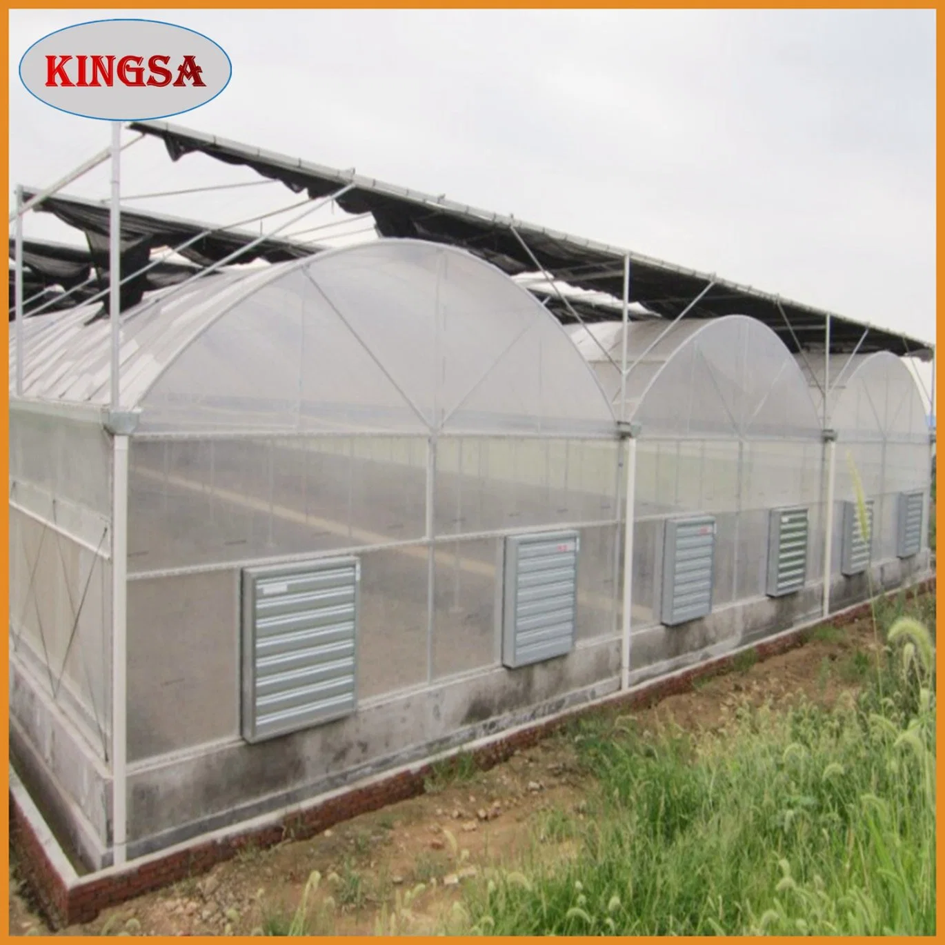 Les fabricants chinois professionnel agricole Invernadero Multi-Span Film Intelligent serre Une serre de tomates avec structure galvanisé à chaud