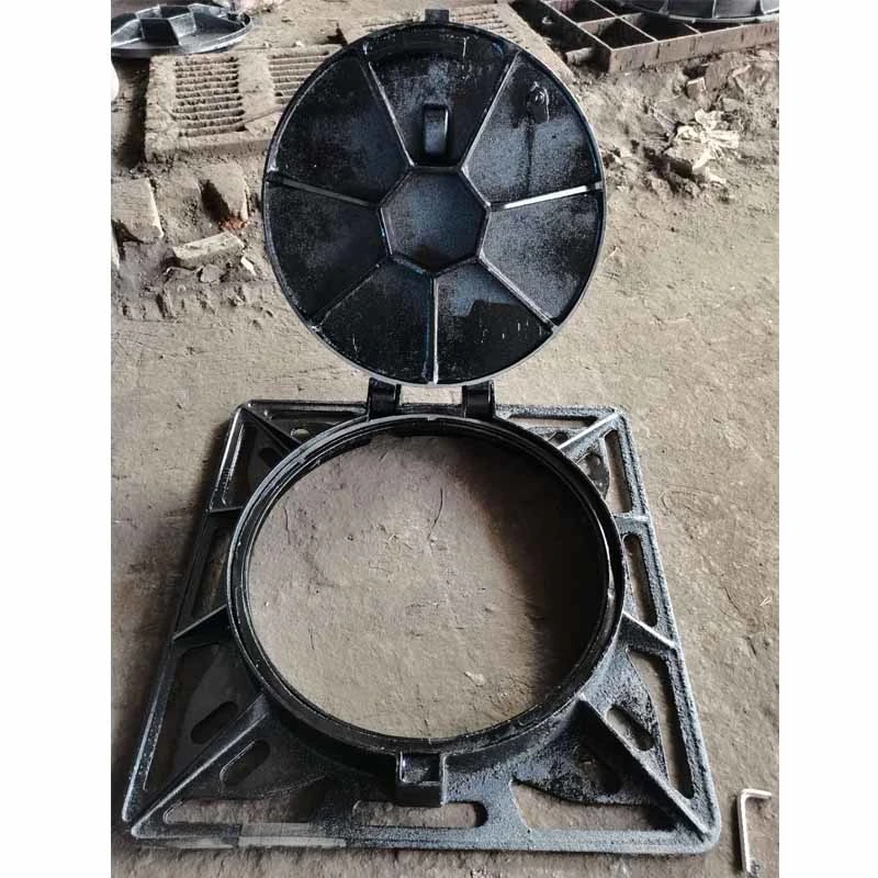 Customization Square Round Manhole Cover Drainage Antifouling Cast Iron Manhole Cover