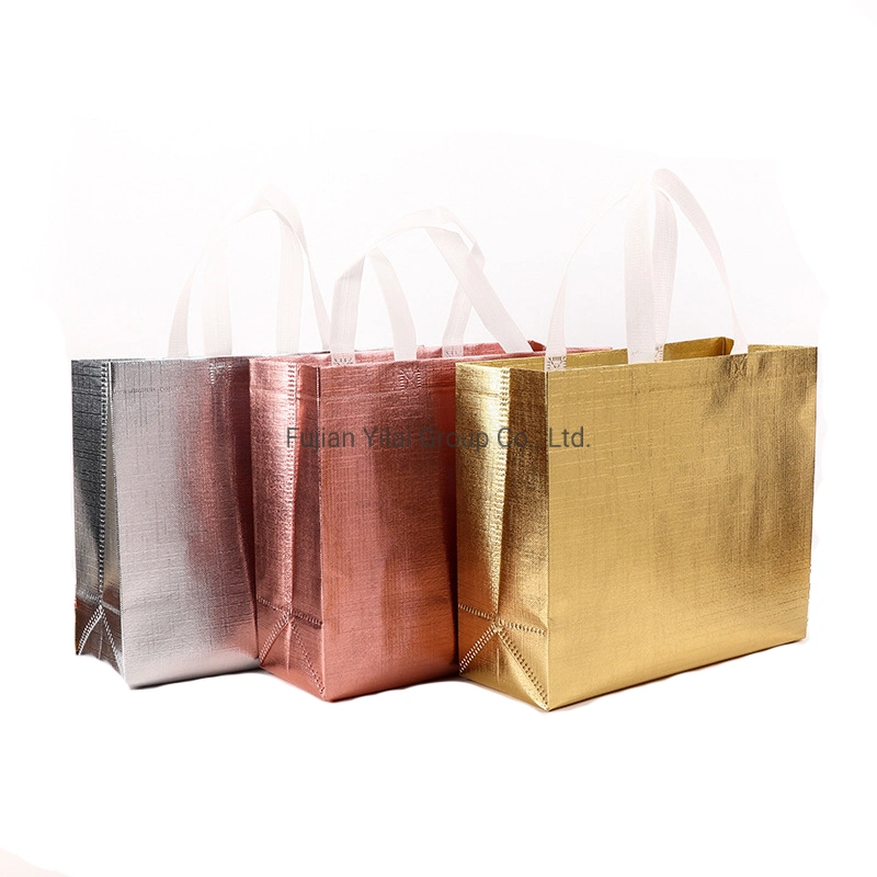 Customized Reusable Tote Gift Bag Recycled Non Woven Promotional Shopping Bag