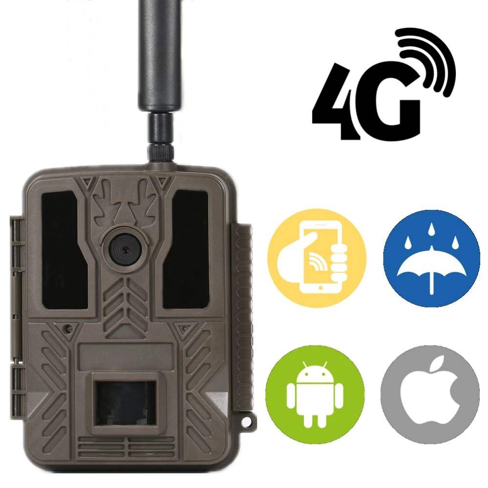 High Quality OEM/ODM 40MP Cellular Outdoor Trail Camera APP Control MMS SMTP FTP 4G Scout Camera for Hunting