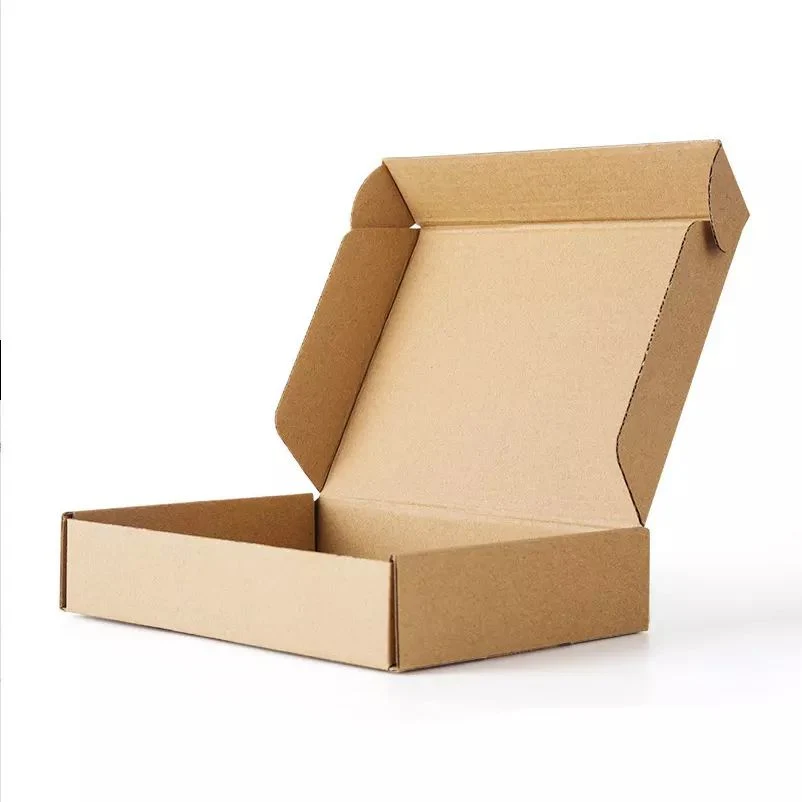 Chine Vente en gros impression personnalisée carton ondulé Commerce de vente carton Mailer cadeau Candy Kraft Pizza carton de fruits pliable emballage de papier boîte de papier alimentaire