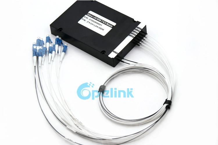 4CH LAN-Wdm Mux Demux Module, Fiber Optic Lwdm Module with High quality/High cost performance 