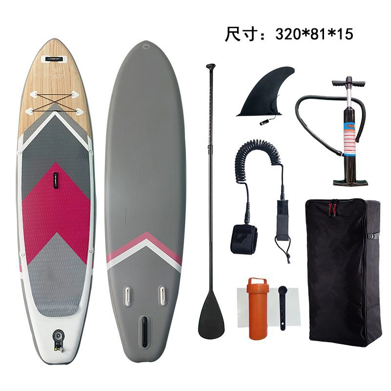 Outdoor Aufblasbares Surfboard Wasser Fitness Paddle Board Unterhaltung Wettbewerbsfähiges Surfboard Stand-up-Paddle-Board