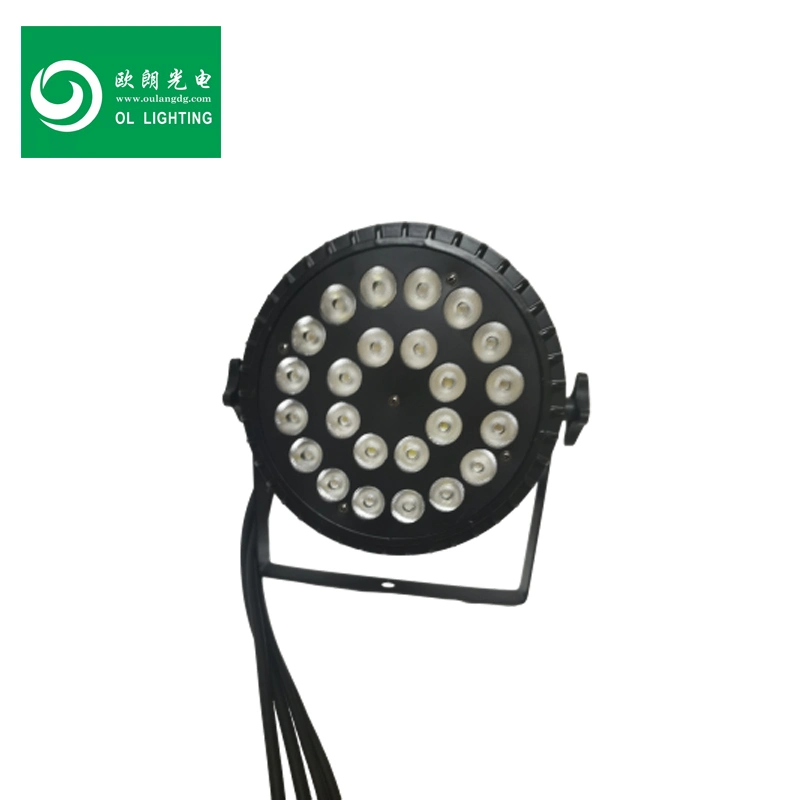 Stage Light 18PCS RGBWA 5in1 LED Flat Professional Stage Indoor PAR Lighting