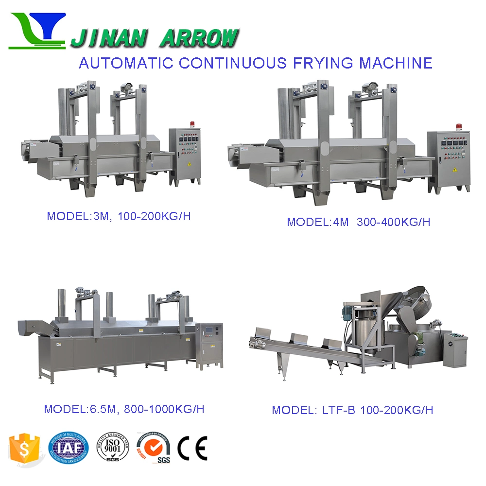 Línea de producción automática de snacks fritos fideos fritos máquinas de snacks
