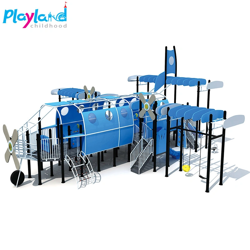 Aircraft Shape Outdoor Playground Slide Children's Playground Kids Toys