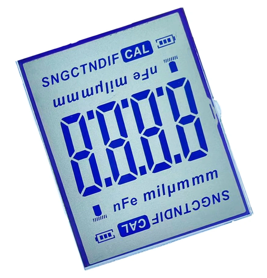 Medidor monocromático de display de reloj FSTN 12 o′ transflectivo personalizado Pantalla LCD