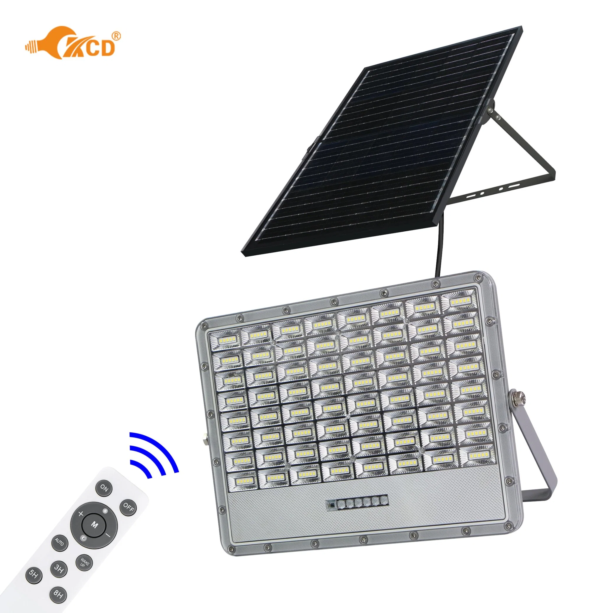 Ahorro de energía Precio mayorista Calle IP65 lámpara de exterior impermeable luces 50W 100W 200W 300W Luz de foco LED solar