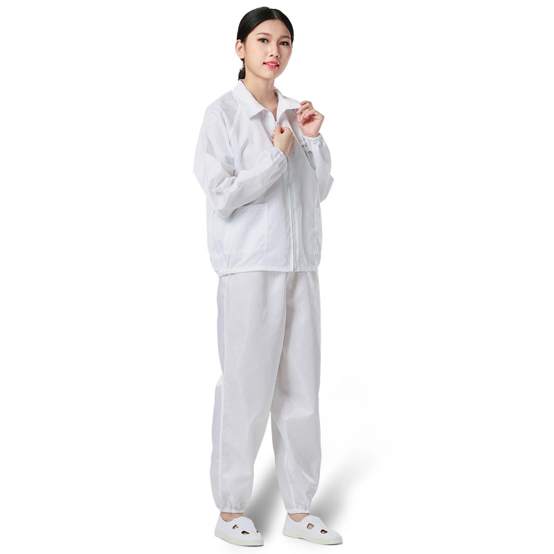 Leenol-Hight calidad Anti Static Apparel ESD Coat ropa limpia para Ropa industrial para el lugar de trabajo