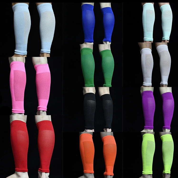 Multiple Colors Custom Sports Basketball Soccer Leg Sleeves Compression Soccer Calf Support Sleeves