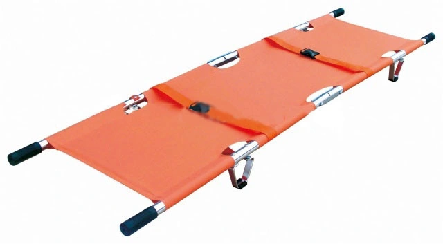 High Strength Aluminum Alloy Folding Stretcher (THR-1F1)