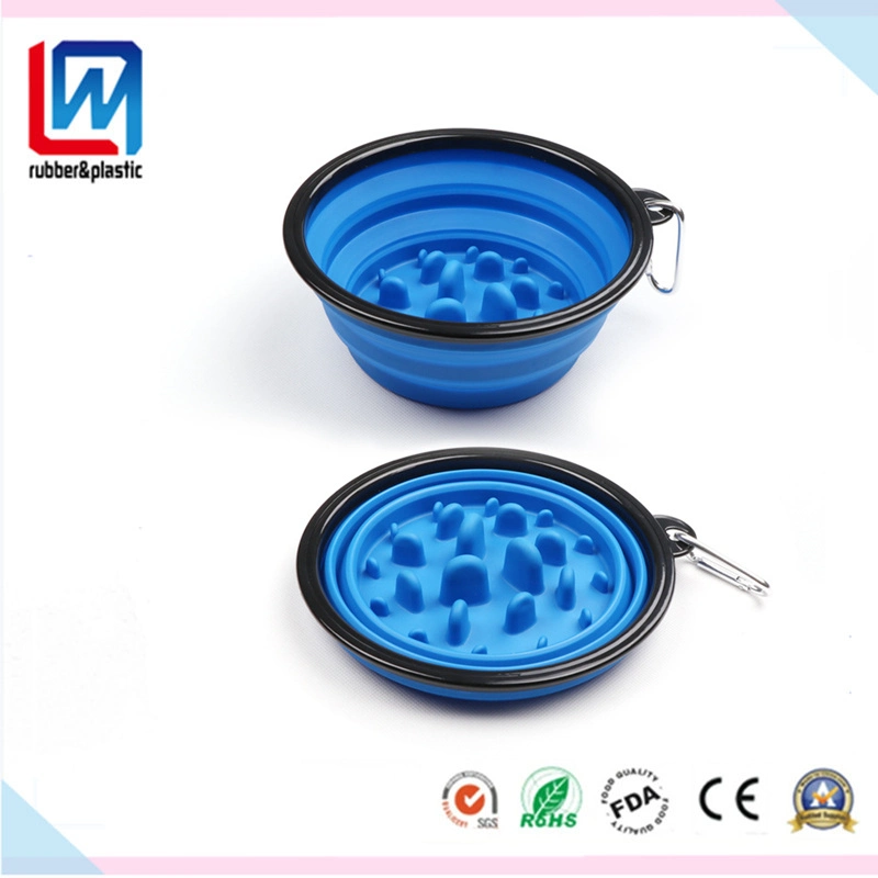 TPE PE PP Silicone Pet Food Water Bowl for Pet Cat Dog