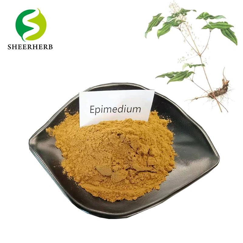 Pharmaceutical Grade Body Building Icariin 60% Powder Buy Bulk Epimedium Powder