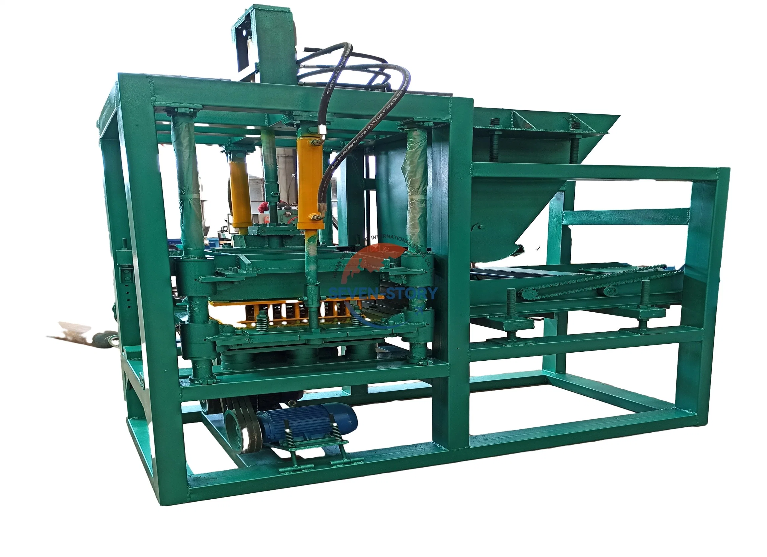 Semi-Automatic Concrete Block Making Machine