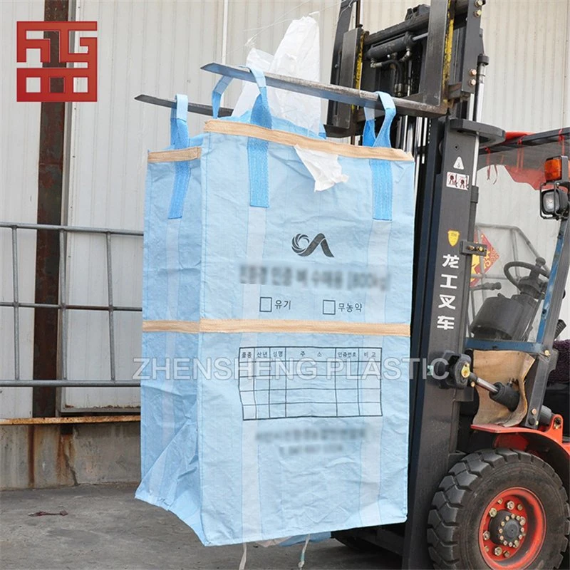 1000kg 1.5 Ton PP Woven Powder Rice Pta Fertilizer Jumbo Packing Big Baffle Bag