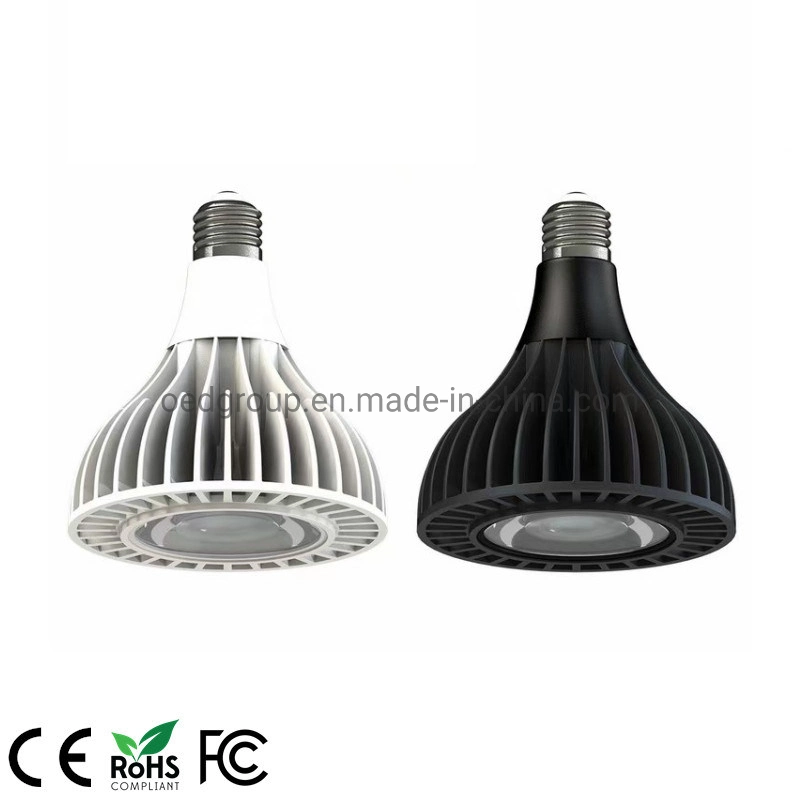 ضمان لمدة 3 سنوات مصابيح Commerical Lights لزيادة الضوء E26 E27 White الطبقة النهائية باللون الأسود Ra80+ Ra90+ Ra97+ LED 90 بقوة 30 واط