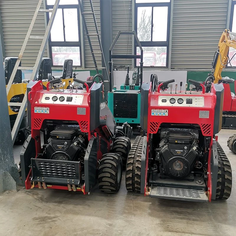 CE ISO EPA Crawler Polyvalent Skid Steer Mini Micro Roue et Chenille Tarière Mini/Petit/Tractopelle Diesel Chargeuse Frontale Télescopique à Vendre