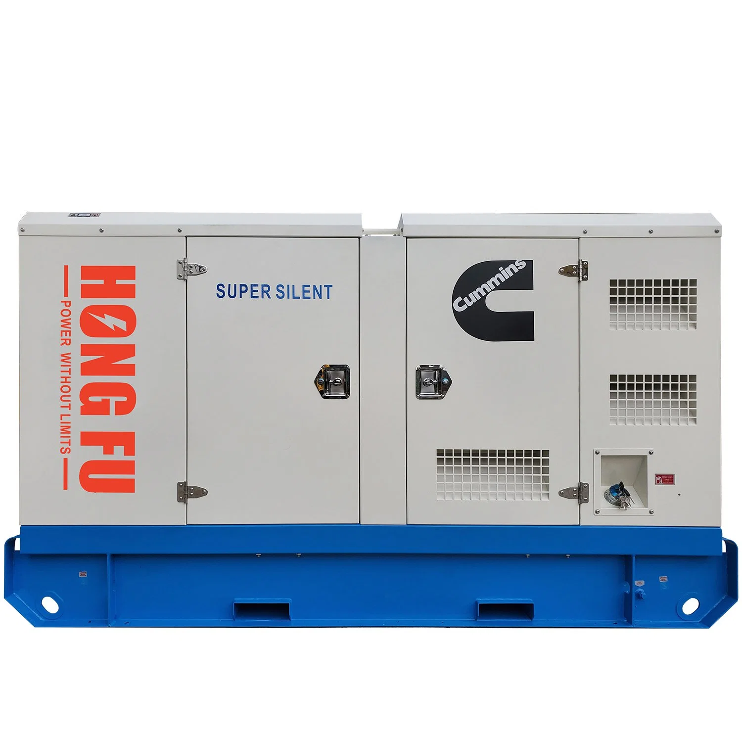 Soundproof Diesel Generator 100 kVA Power by Cummins Engine Motor