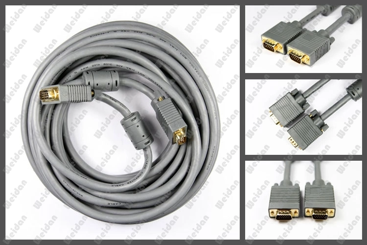 15meter Dark Grey Premium SVGA VGA Monitor Cable for Samsung LCD