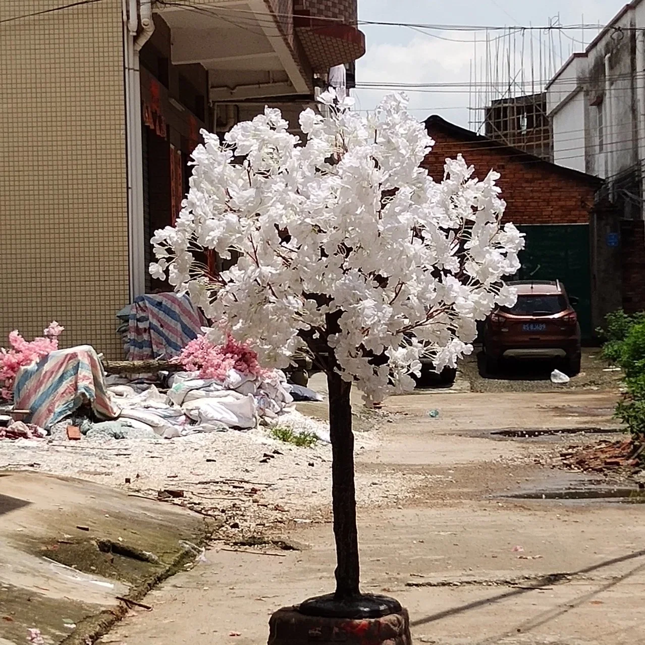 Factory Price Wedding Decoration Flower Table Centerpiece Tree Artificial Cherry Blossom Tree Decor