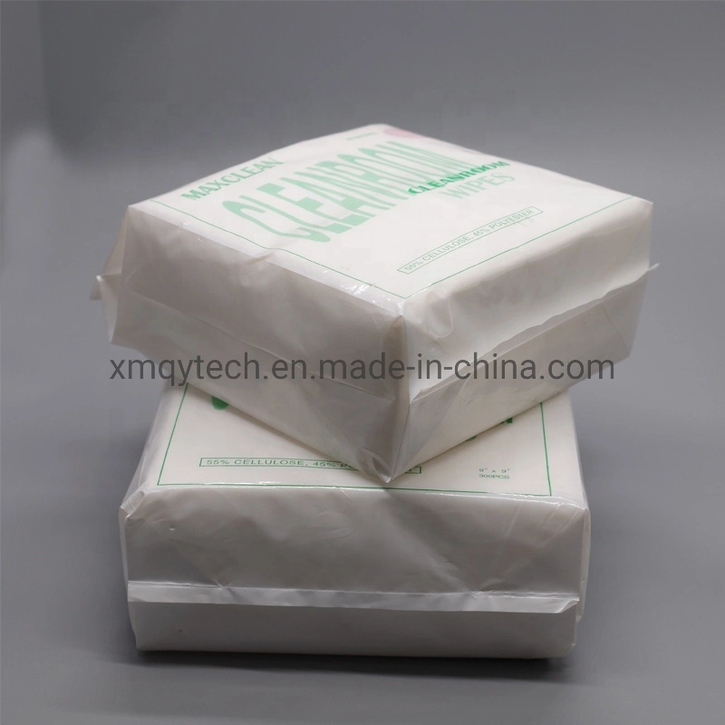 Lint Free Non Woven 55% Cellulose 45% Polyester ESD Cleanroom Wipes