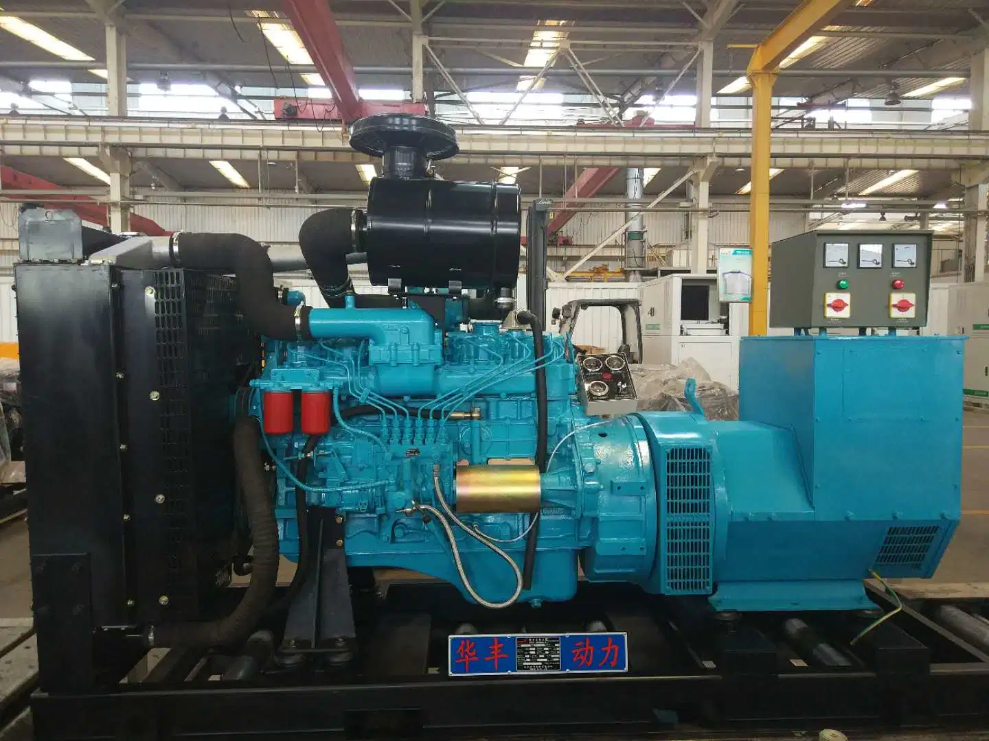 Open Frame Water Cooling Diesel Generator Sets Ricardo Diesel Engine Genset 24kw 30kVA to 200kw 250kVA Single Phase Threee Phase with Fuel Tank