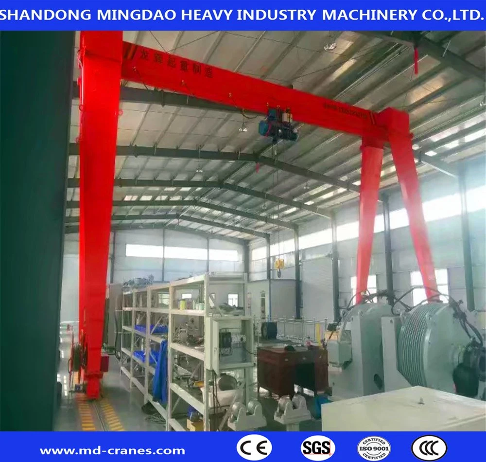 Rail Mounted Single Beam Electric Traveling Portal Crane for Sale