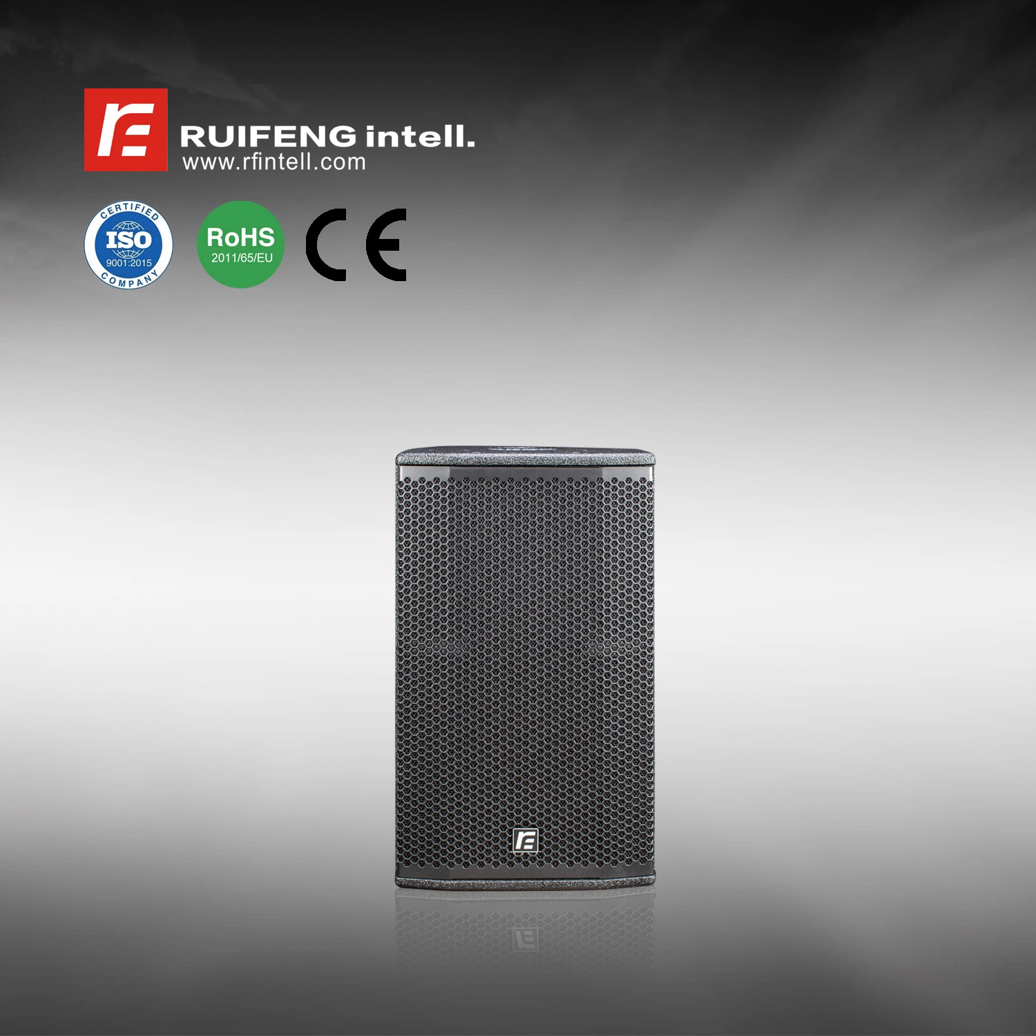 New Module Class-D 250W Professional Self-Powered Two-Way Active Loudspeaker Single 10inch Amplifier Built Inside Vs10